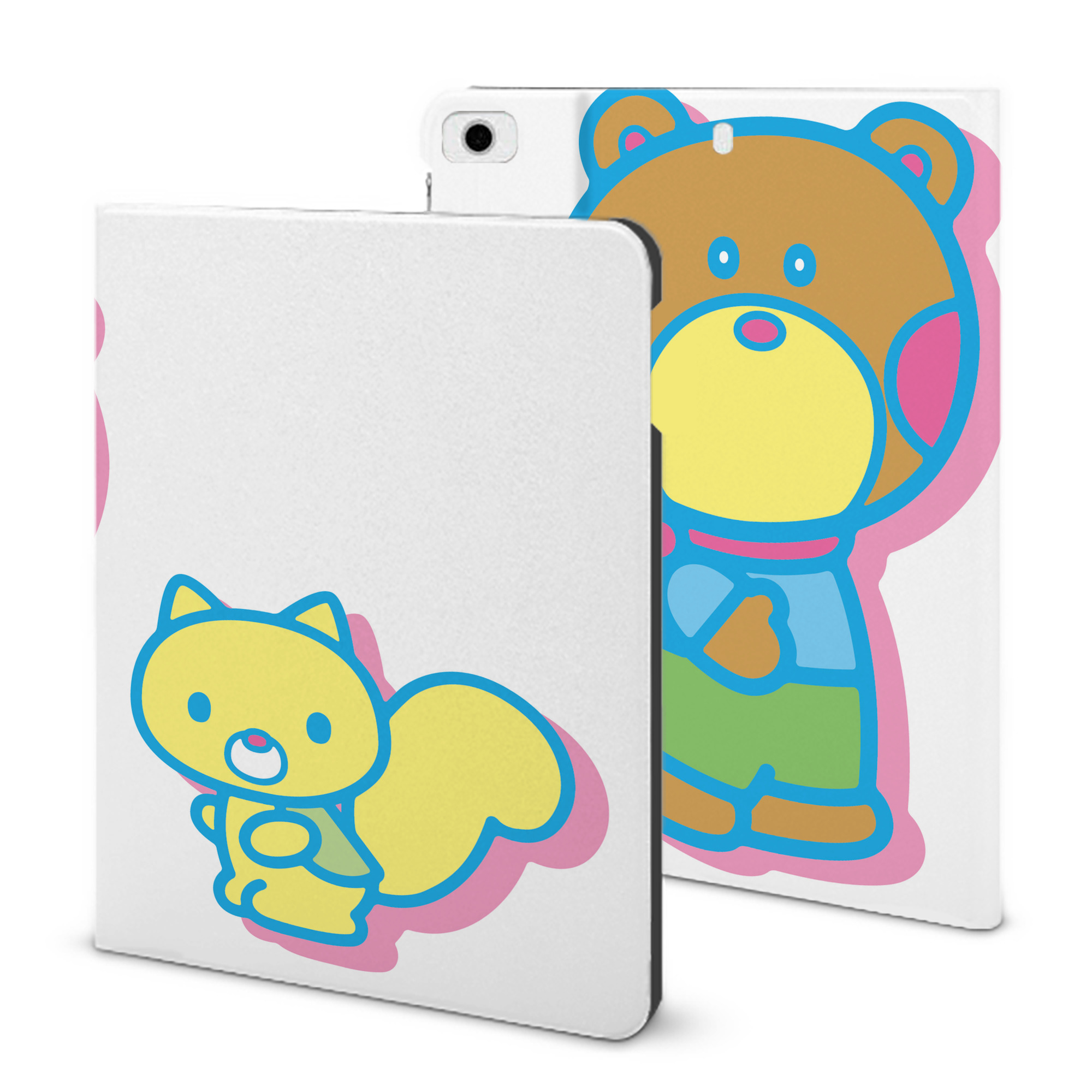 （画像用） Hello Kitty ハローキティ IPad ケース ブック型 PUレザー TPU 耐衝撃 軽量 薄型 ペン収納なし 全面保護 IPad 各モデル対応